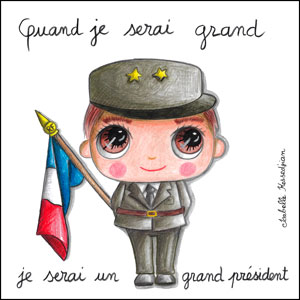 Portrait de Charles de Gaulle par Isabelle Kessedjian